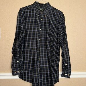 Orvis long sleeve button-down dress shirt size large